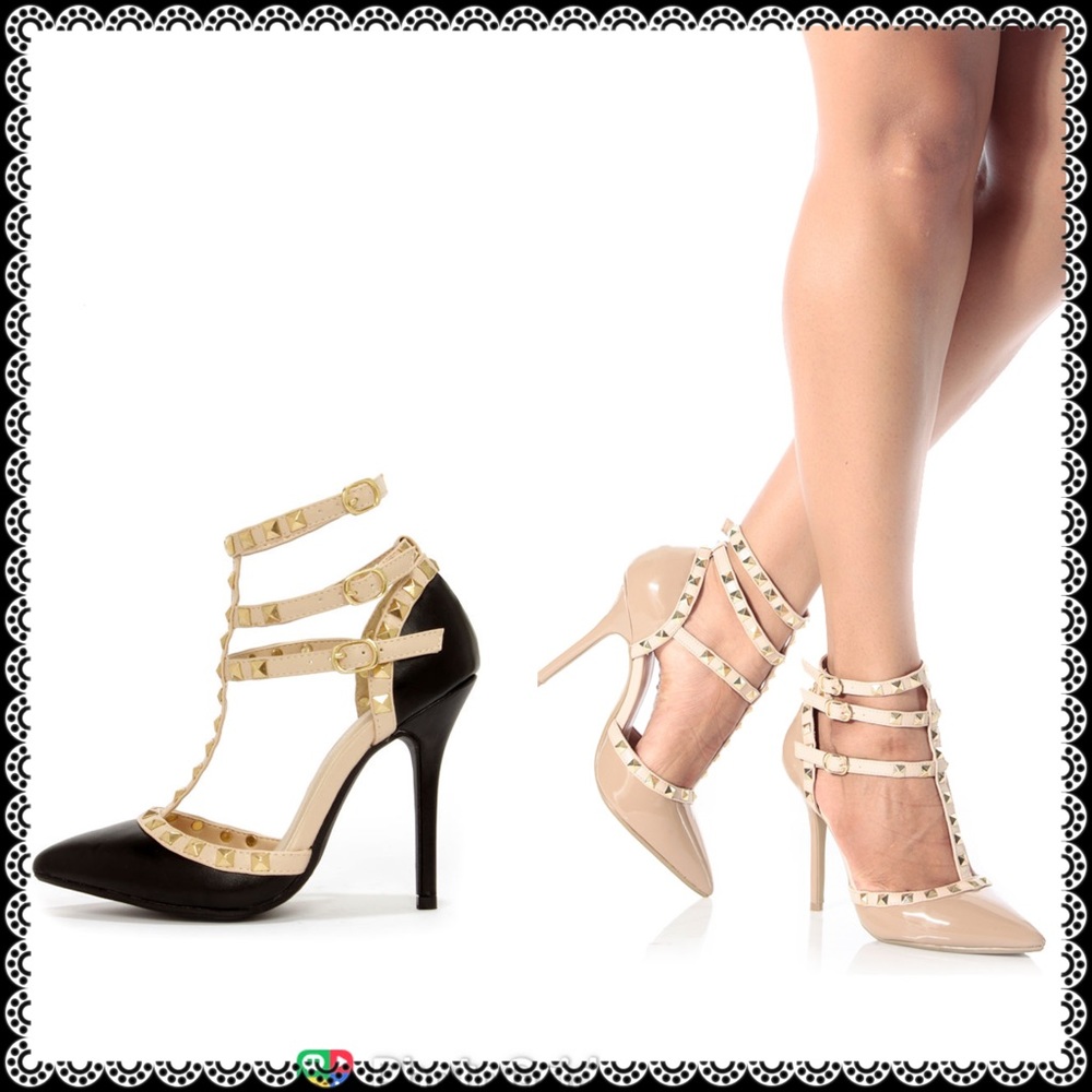 Wild diva studded heels